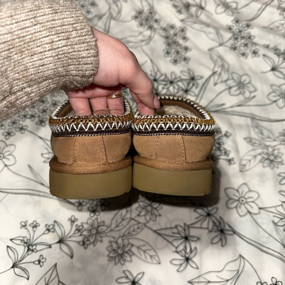 UGG Tasman Brown Suede Slippers - Picture 9 of 13
